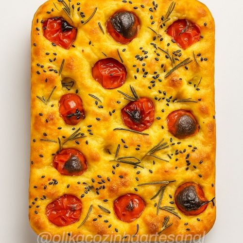 Focaccia de alecrim