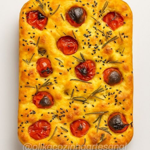 Focaccia de alecrim