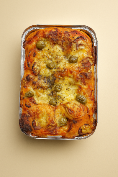 Focaccia de calabresa